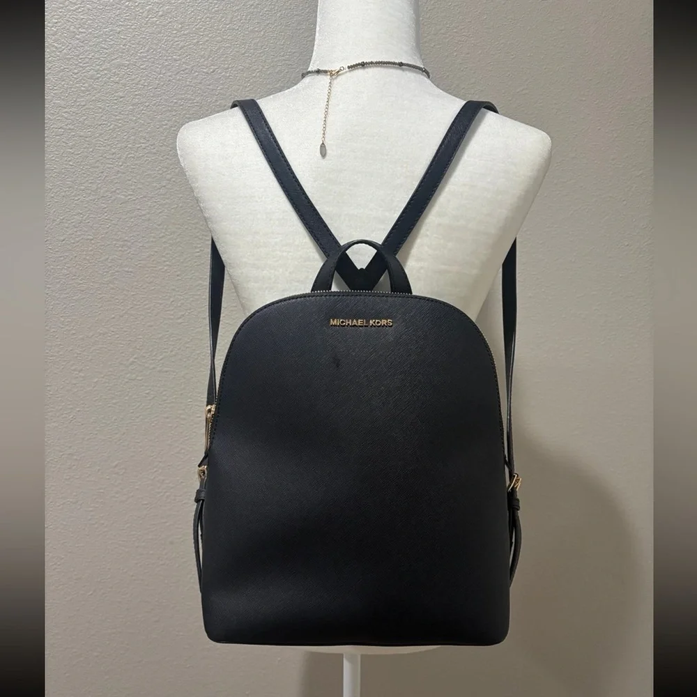 Michael Kors Jet Black Backpack